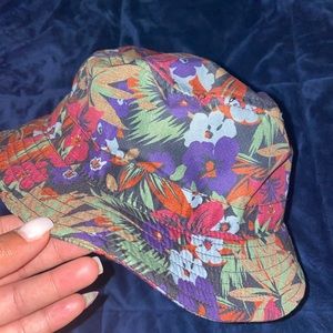 Floral bucket hat